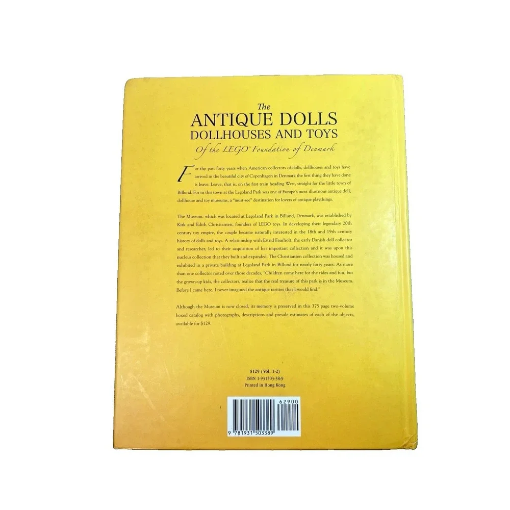 The Antique Dolls Dollhouses & Toys of LEGO Foundation Denmark 2006 HC VG+